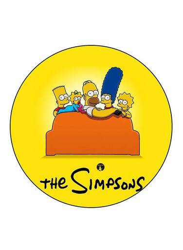 Simpsons Printed Fridge Magnet Multicolour