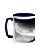 High Mountains Printed Coffee Mug Blue/White 11ounce
