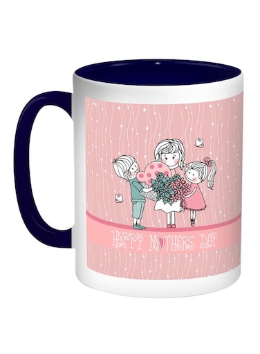 Happy Mother's Day Printed Coffee Mug Pink/White/Black