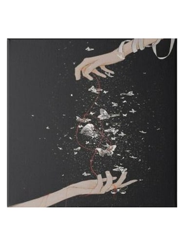 Animation Hidden Frame Canvas Wall Painting Multicolour 50 x 50cm