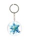 Starfish Printed Single Sided Keychain