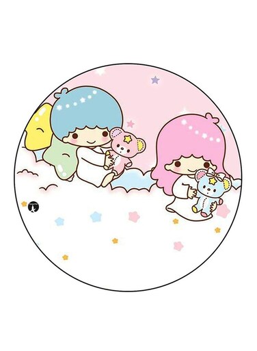 A Boy And A Girl Printed Fridge Magnet Multicolour