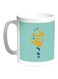 Dubai Printed Coffee Mug White/Green/Yellow 11ounce