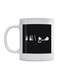 Arabic Quote Printed Mug White/Black