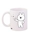 Cartoon Printed Coffee Mug White/Black 11ounce