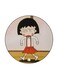 The Anime Chibi Maruko Chan Theme Printed Fridge Magnet Red/White/Brown