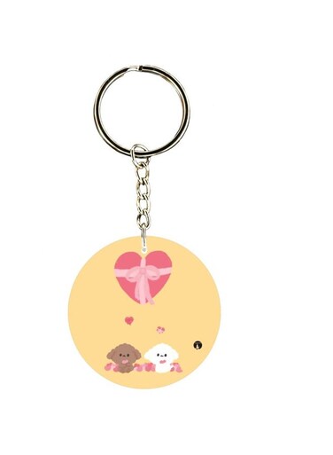 Cartoon Printed Keychain