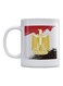 Egypt Flag Printed Coffee Mug White/Red/Black 350ml