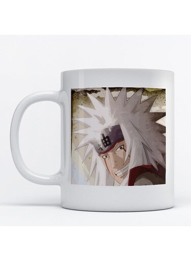 Naruto Anime Printed Mug White/Brown/Beige 9.2x7.7cm