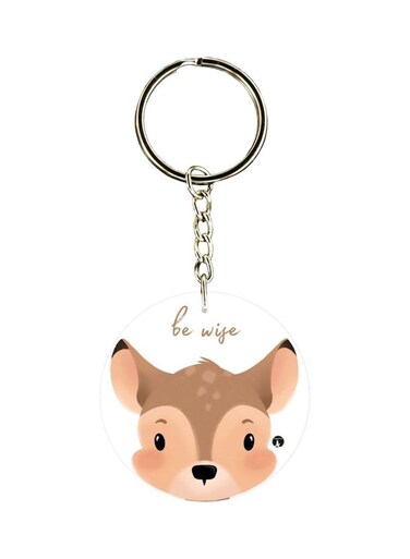 Deer Printed Keychain