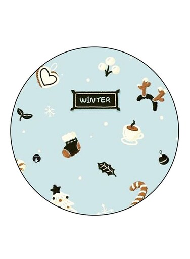 Winter Printed Fridge Magnet Multicolour