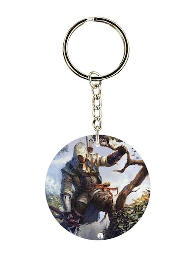 Assassins Creed Double Side Printed Keychain