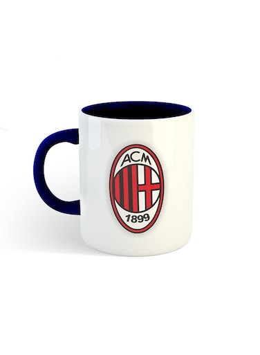 Sport Club Printed Mug White/Navy
