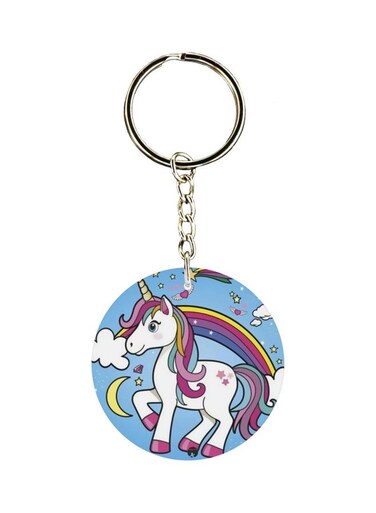 Unicorn Printed Keychain