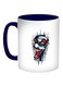 Cartoons Printed Coffee Mug Blue/Red/White