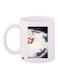 Cartoon Printed Coffee Mug White/Grey/Brown 11ounce