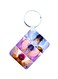 Anime Digimon Printed Keychain White/Black/Blue