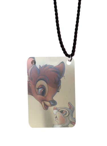 Disney Cartoon Printed Car Mirror Pendant