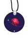 Planet Printed Car Mirror Pendant