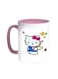 Hello Kitty Printed Coffee Mug Pink/White 11ounce