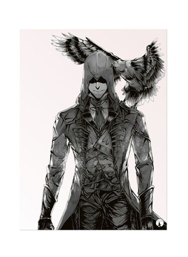 Video Game Assassin's Creed Metal Plate Poster Multicolour 15x20cm