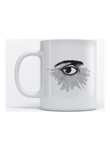 Mug The Eye for Coffee and Tea White