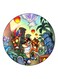 Cartoon Printed Fridge Magnet Multicolour 5.5cm
