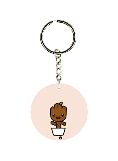 Cartoon Printed Keychain