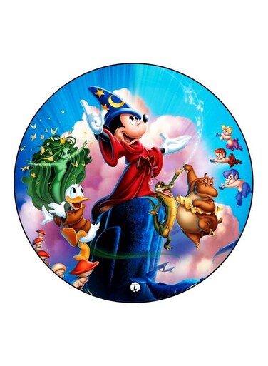 Mickey Mouse Printed Fridge Magnet Blue/Red/Green 5.5cm