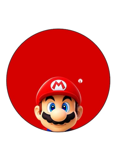 The Video Game Super Mario Printed Fridge Magnet Multicolour