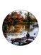 Nature Printed Fridge Magnet Multicolour