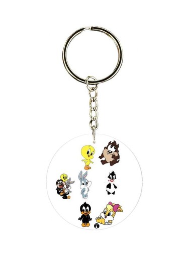 Cartoon Printed Keychain