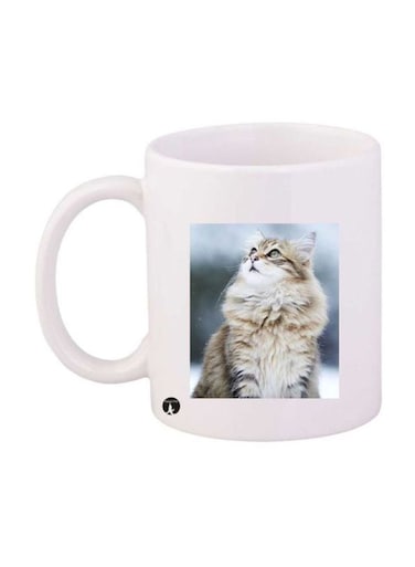 Printed Mug White/Grey/Blue Standard Size