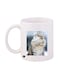 Printed Mug White/Grey/Blue Standard Size