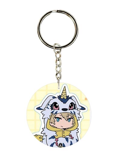 The Anime Digimon Printed Keychain