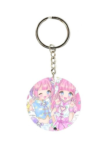 Cartoon Printed Keychain