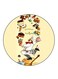 Food Printed Fridge Magnet Multicolour