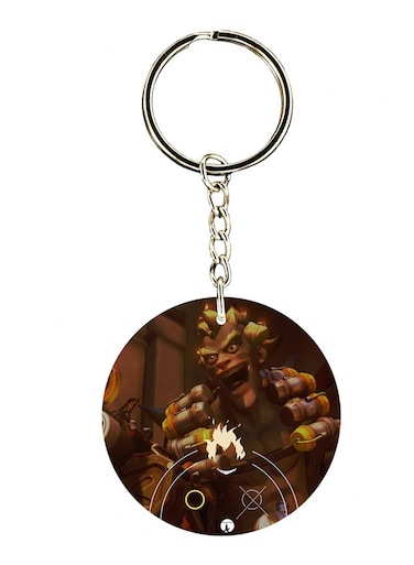 The Video Game Overwatch Double Side Printed Keychain