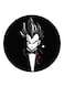 Super Saiyan Printed Fridge Magnet Black/White/Grey 5.5cm