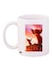 Bears Printed Coffee Mug White/Brown/Orange 11ounce