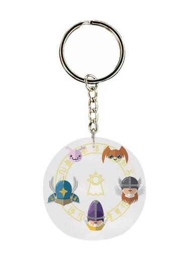 Anime Digimon Keychain