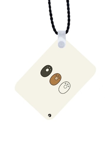 We Bare Bears Printed Car Mirror Pendant