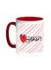 Happy Mother's Day Printed Coffee Mug Red/White 11ounce