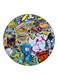 Random Things Printed Fridge Magnet Multicolour