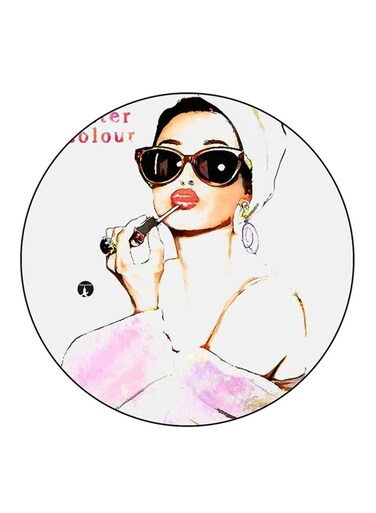 Woman Printed Fridge Magnet Multicolour