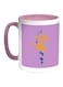 Dubai Printed Coffee Mug Pink/Purple/Yellow 11ounce