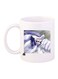 Sonic Video Game Printed Coffee Mug White/Violet/Grey