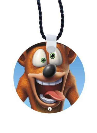 Video game Crash Printed Car Mirror Pendant