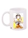 Anime Girl Printed Coffee Mug White/Brown/Green