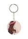 Single Sided Animie Girl Printed Keychain